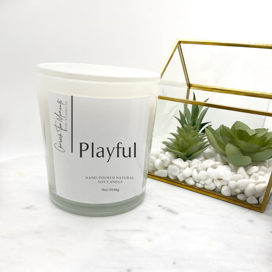 Playful Natural Soy Candle