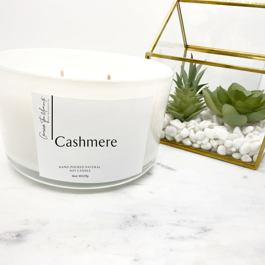 Cashmere Natural Soy 3 Wick