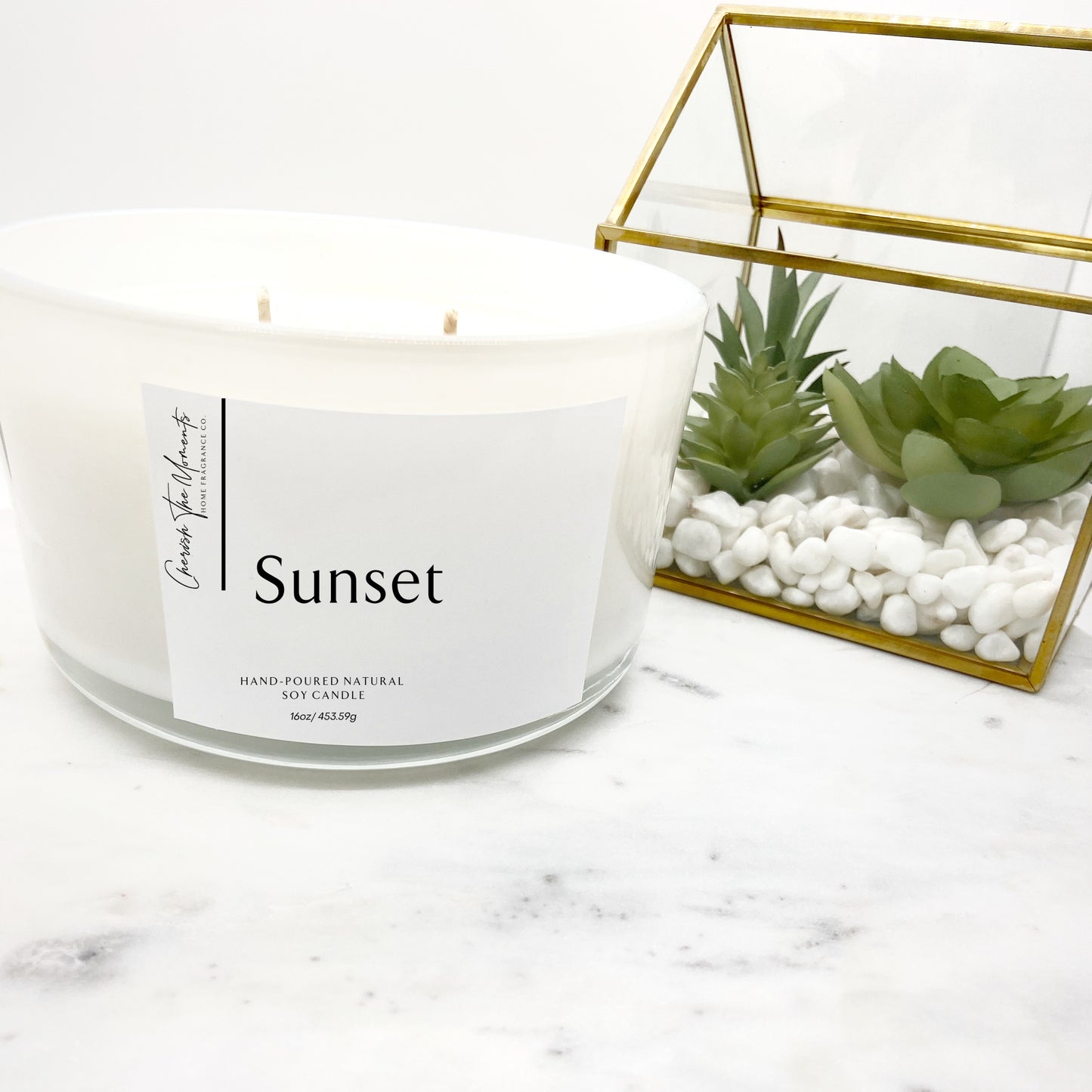 Sunset Natural Soy 3-Wick
